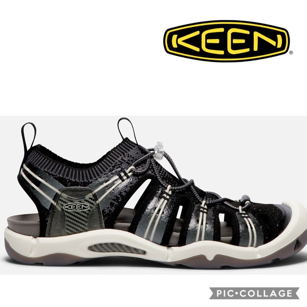 💦MENS! KEEN Evofit One Water Sandal {Blk/Grey} 11